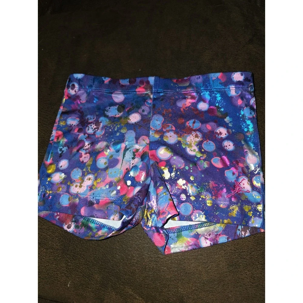 Future star gymnastics dance leotard and‎ athletic shorts size child small 6 7